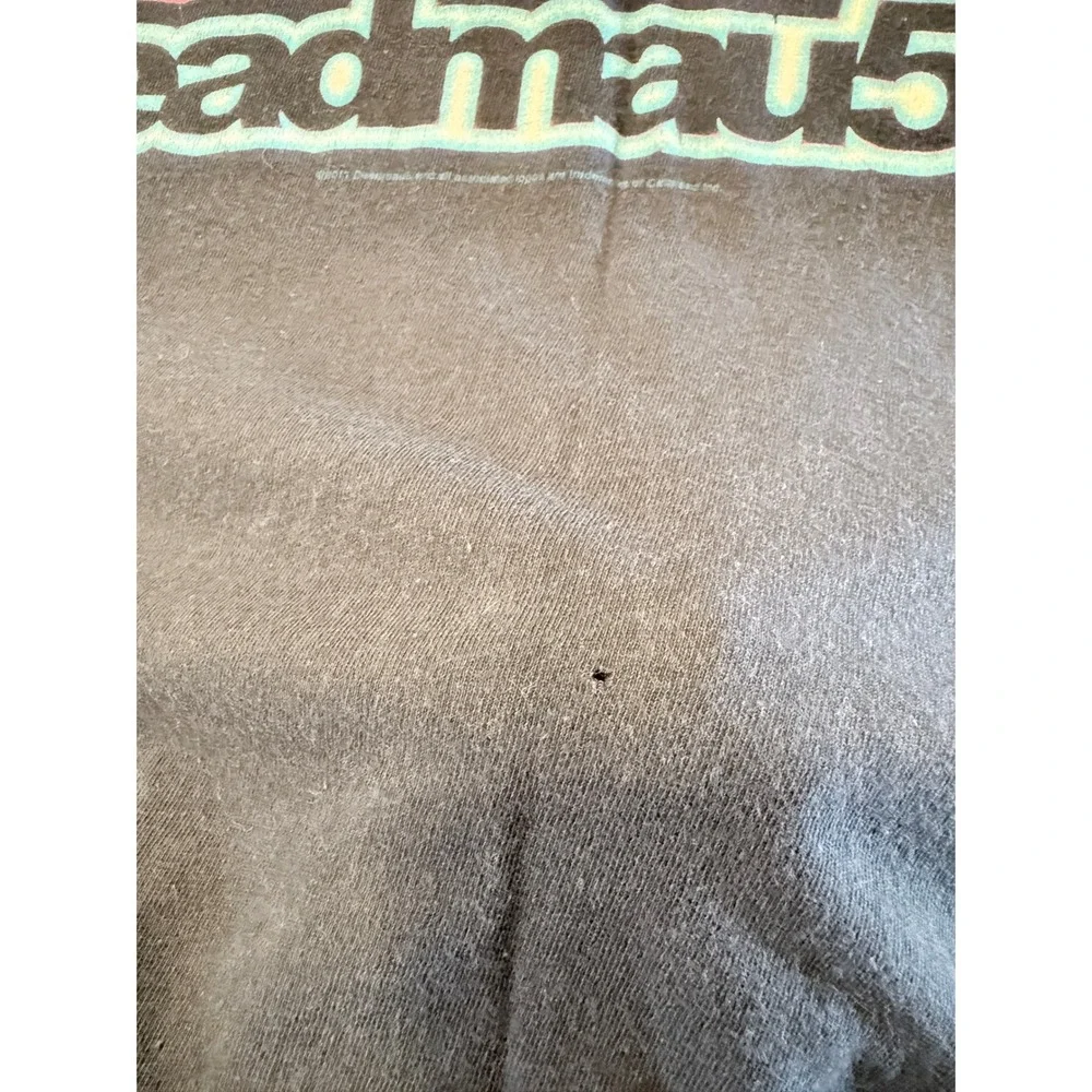 Deadmau5 2011 Graphic‎ T-Shirt Black Neon Pixel Art Mau5head EDM Music Tee
